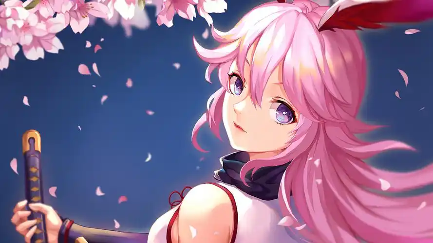 崩坏三 honkai impact 3rd 八重樱 yae sakura 逆神巫女 4k壁纸