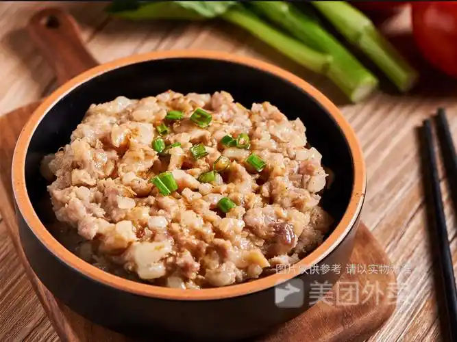 梅菜肉饼蒸饭图片