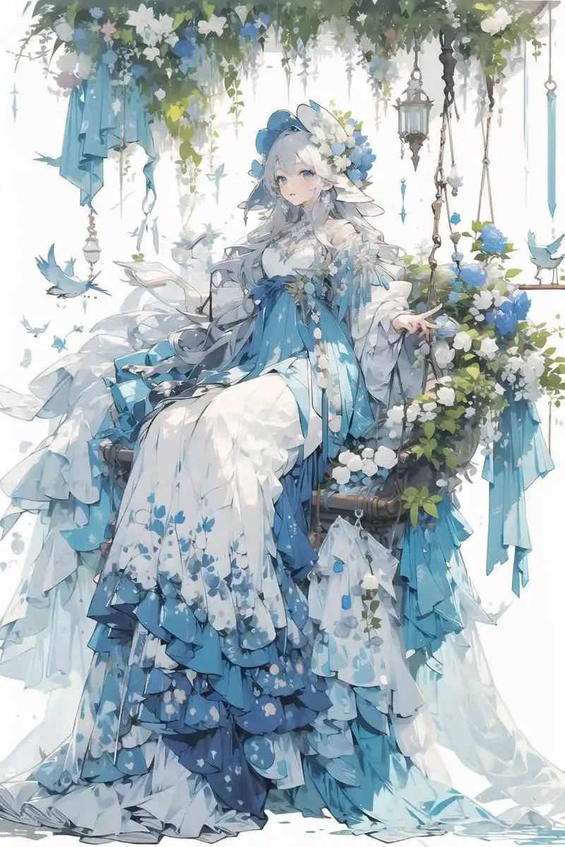 ai治愈洛丽塔.#ai绘画 #二次元 #壁纸 #动漫 #插画 - 抖音