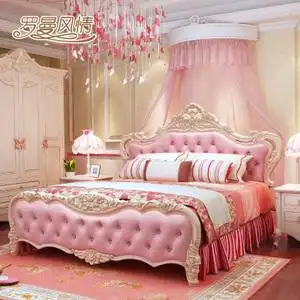 欧式床公主床实木床双人床1.