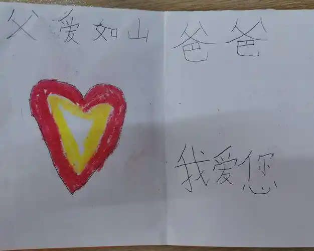 送给父亲的贺卡