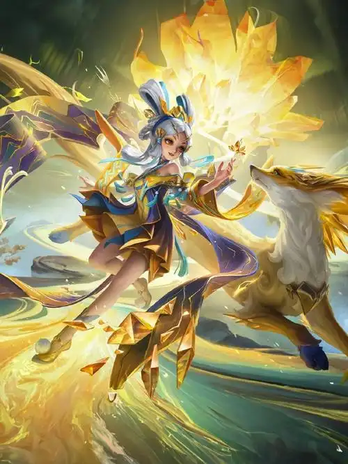 分享一组:王者荣耀无水印超美海报  最喜欢的还是:大乔白鹤梁神女