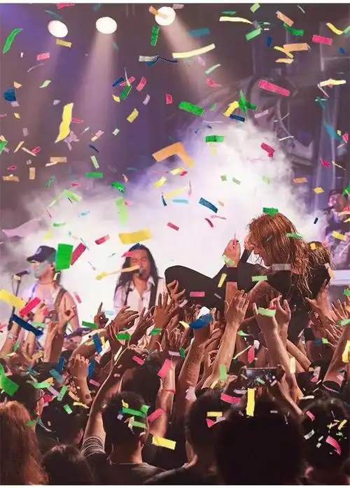 厂家直供酒吧礼花筒电子礼炮气氛道具夜场特效舞台气氛喷纸可定制