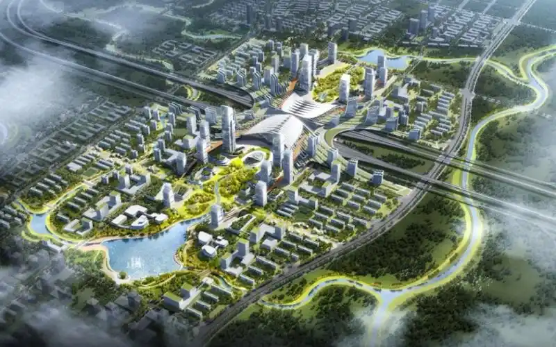 aedas中标方案天府新站tod项目一体化设计及概念方案