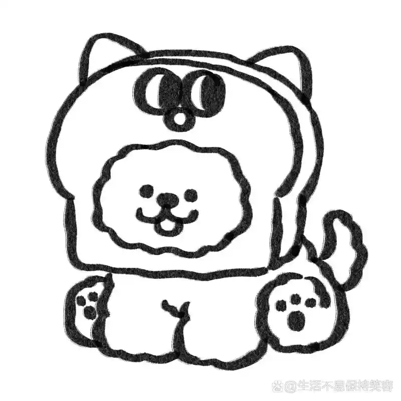 全部是小狗 黑白小狗头像