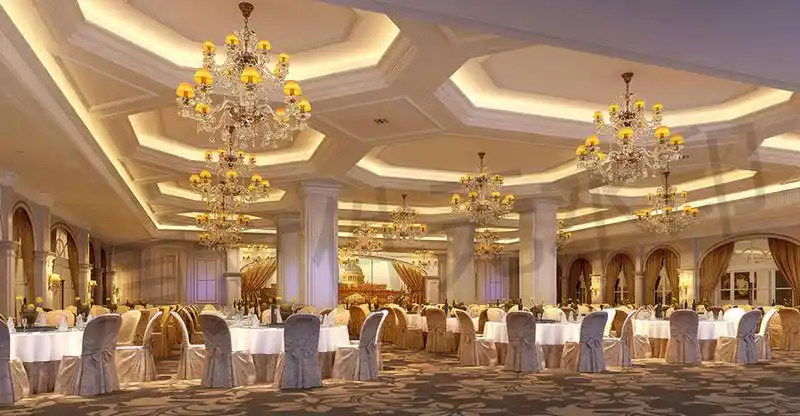 宴会厅室内设计案例效果图