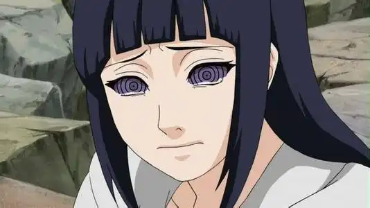 火影:雏田换上这5种眼睛之后,轮回眼状态最帅,蓝眼好漂亮!