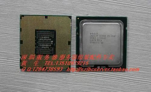 intel xeon/至强 e5-2640v2 正式版处理器 2.0ghz cpu