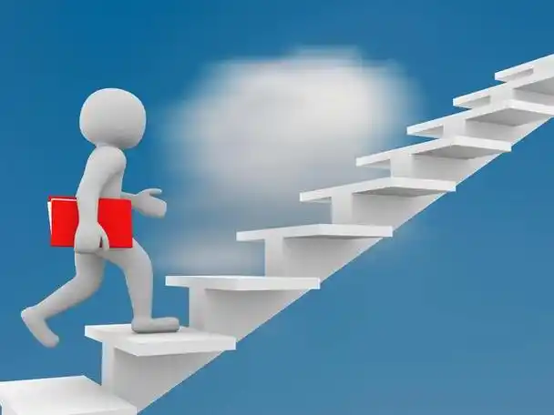 一步步攀登迈向成功的人生阶梯