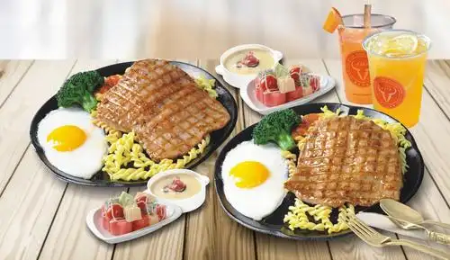 a:跟另一半吃牛排