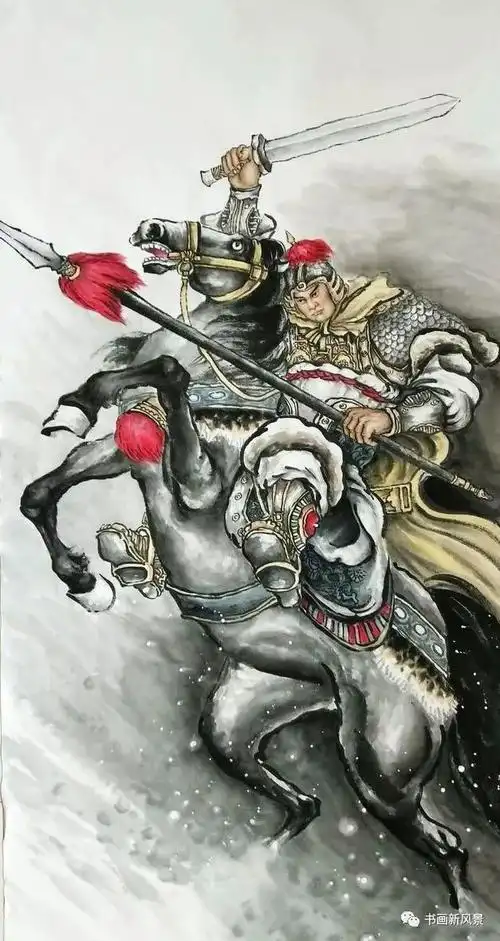 国画中的五虎上将,虎虎生威|张飞|关羽|赵子龙|马超|黄忠_网易订阅