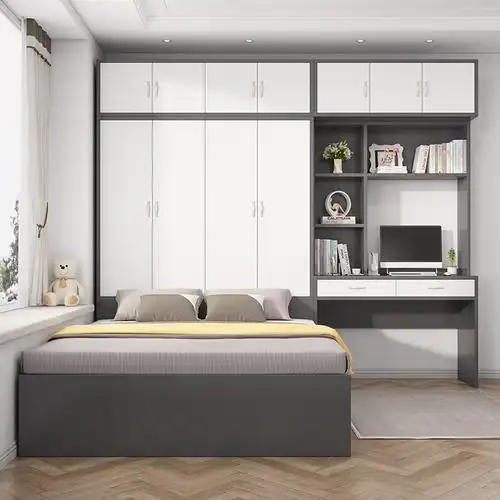 榻榻米衣柜一体小户型省空间多功能一体组合床儿童床带衣柜一体床