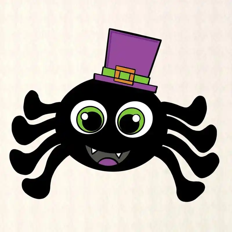 简笔画10/100天|小蜘蛛|宠物|卡通.大眼萌妹小蜘蛛99 - 抖音