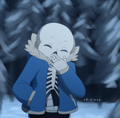 sans(骷髅有嘴唇吗?( -  *