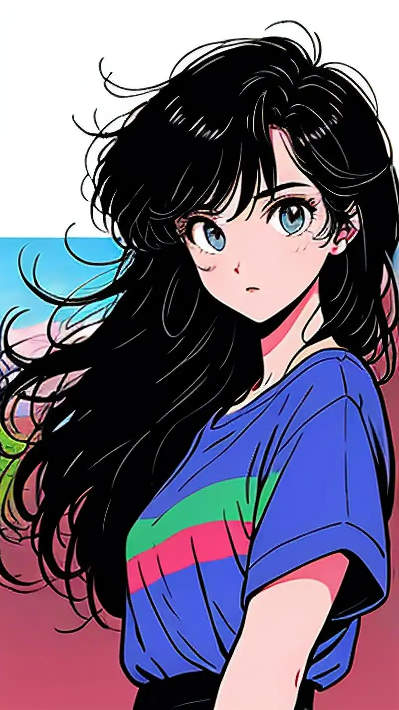 女生冷酷壁纸94,高冷范十足