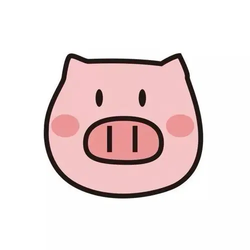 精致的猪猪男孩女孩就应该有一个专属的猪猪头像