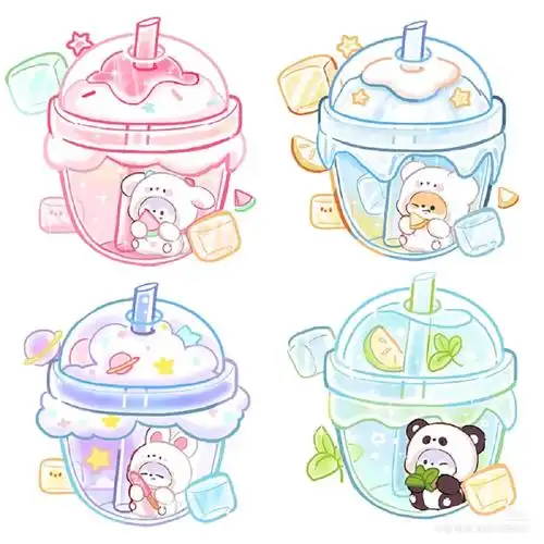 可爱的饮料头像不喜勿喷谢谢