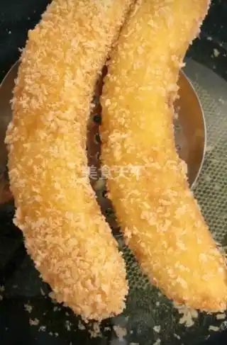 脆皮炸香蕉的做法步骤:7