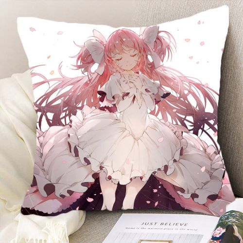 魔法少女小圆周边抱枕二次元靠枕学生卧室靠背枕头送朋友生日礼物