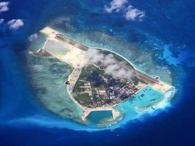 中国吹沙填海创奇迹,7座海礁升级成岛,不沉航母扬国威