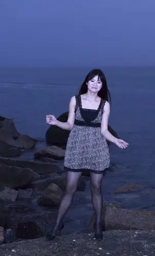 【长头发黑丝袜之女人摄影图片】深圳大鹏六月海人像摄影_太平洋电脑