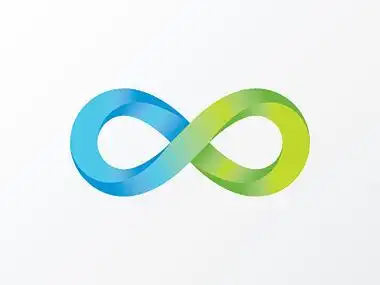 超现实立体20款莫比乌斯环元素logo设计优优教程网