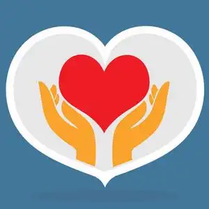 心手图标图孤立的矢量标志符号照片