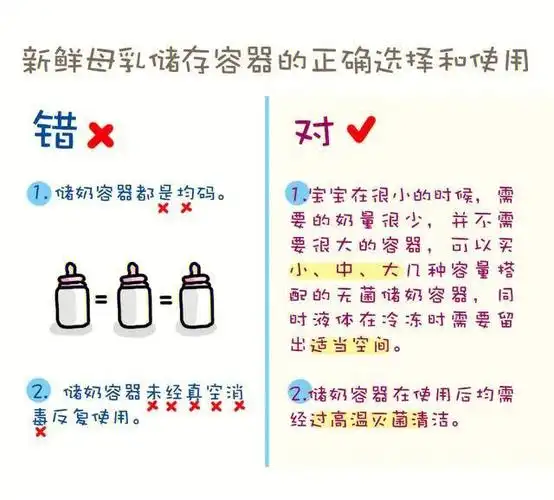 上班时间不能喂宝宝,就只能先把母乳05挤出来保存,到点后再由家人喂