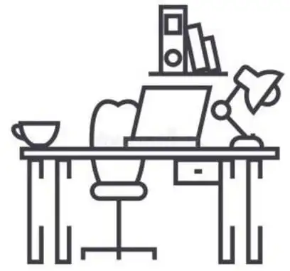 上的笔筒简笔画画法书桌和板凳简笔画怎么画简笔画 书桌一角简笔画