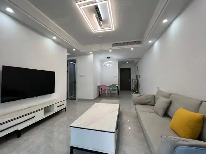 【9图】诚租 义乌之心精装2房 清爽温馨 整屋定制 中央空调民水电,城