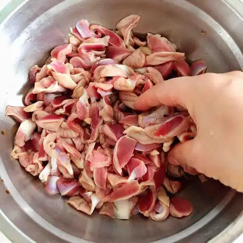 辣炒鸡胗的步骤