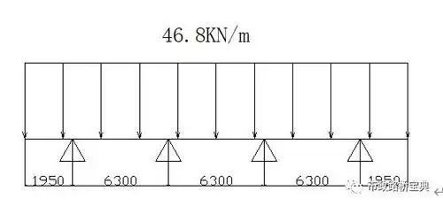 875mm满足刚度要求 三,45b工字钢主梁受力计算 1.计算形式均