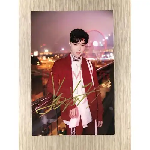 内地exo张艺兴lay亲笔签名照片热门六寸定妆照22款 款式8