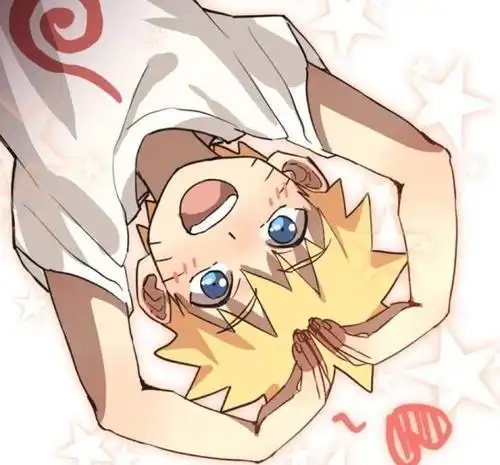 火影忍者鸣人比心头像