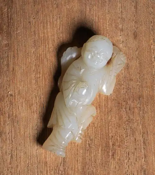 lot 295  a jade child  古玉童子