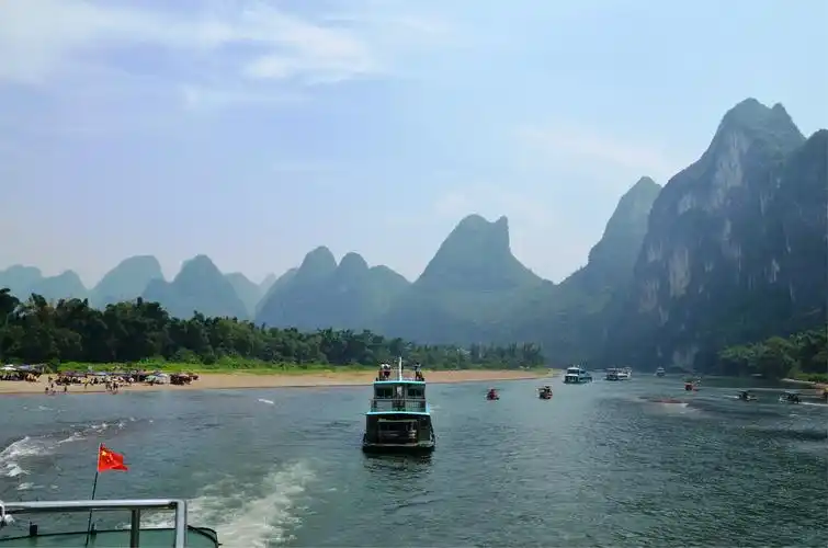 08-04桂林阳朔山水,坐船漂漓江~图片806,广西自治区旅游景点,风景名胜