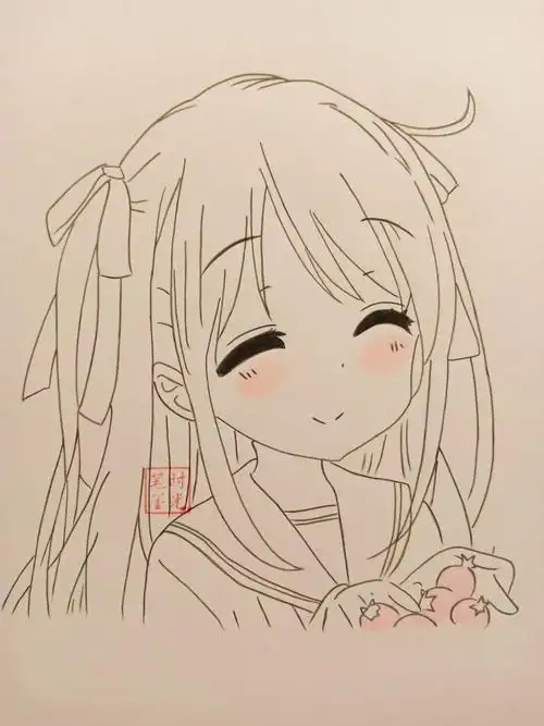 教你画可爱的小姐姐
