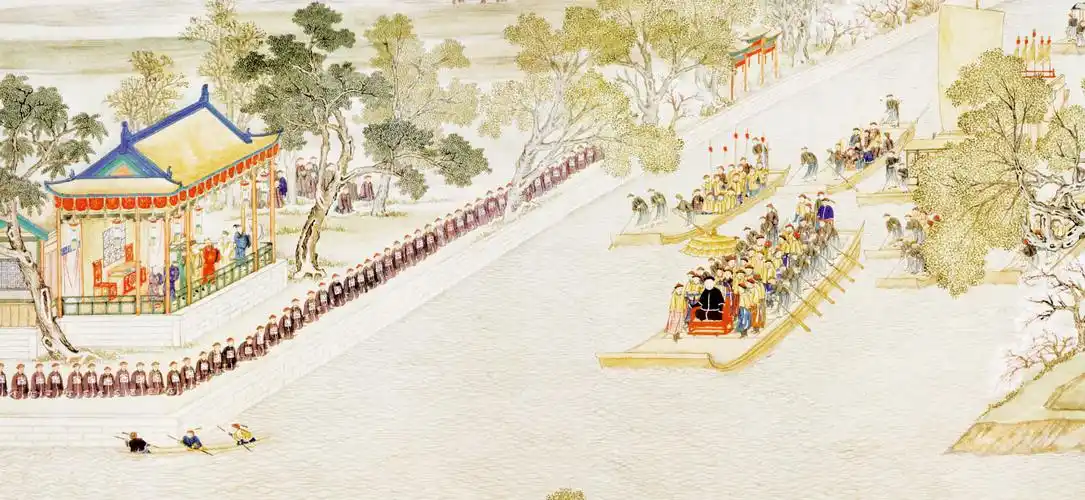 中文限量版中国清代盛世皇家纪实长卷乾隆南巡图在一条众筹首发