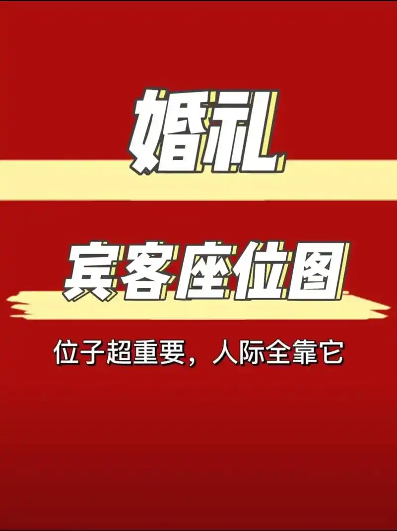 婚礼宾客座位图97|||我们在安排婚宴的时候,要将熟人安排在 - 抖音