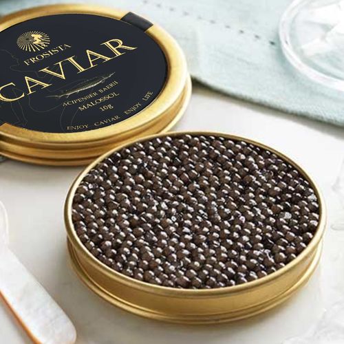10年鱼子酱俄罗斯西伯利亚即食siberiancaviar10克黑其它