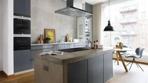 西门子厨电图片 西门子嵌入式烤箱—竖直式嵌入效果图-中华橱柜网