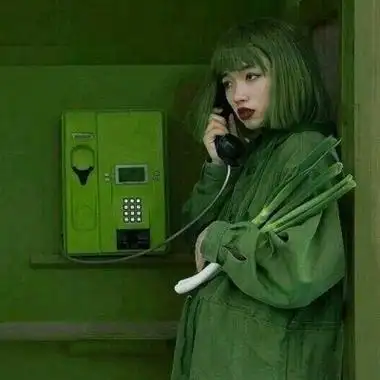 绿色头像绿色系女生头像