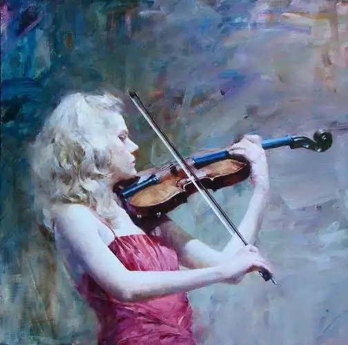 十四行诗 liunaipeng刘乃鹏 - 音乐会油画