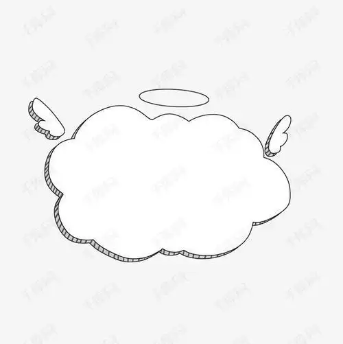 可爱聊天框简笔画