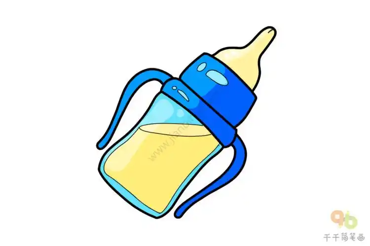 奶瓶简笔画步骤图