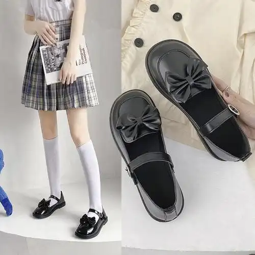 jk制服鞋子儿童洛丽塔鞋子萝莉塔女童jk鞋日系ita女生小皮鞋学生英伦