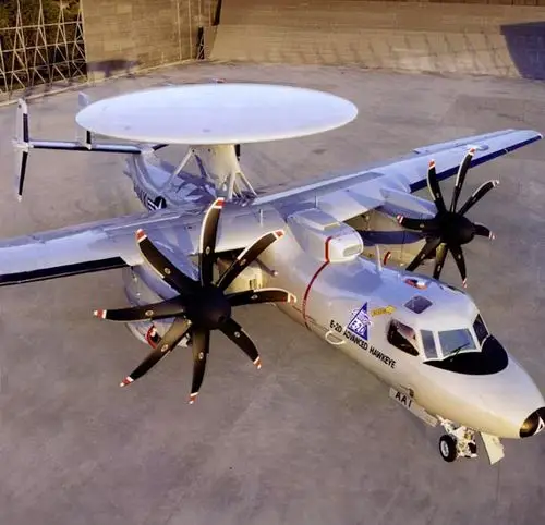 美国海军订购首批3架先进鹰眼e-2d预警机(图)