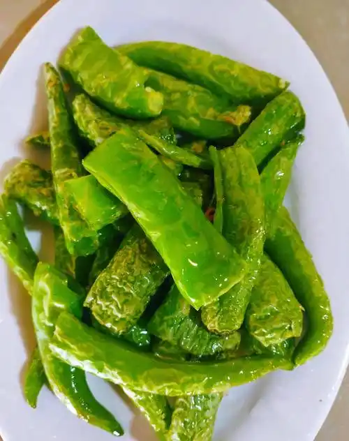 原创对于自己的父母无辣不欢今天做一个虎皮青椒