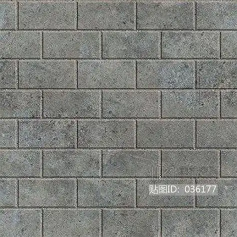 青砖灰砖墙墙砖贴图a (50)-【集简空间】3d模型_su模型_贴图_草图模型