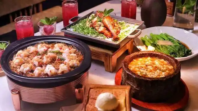 159元抢「绿茶餐厅」原价223元的3人餐!开了12年的中式融合餐厅!